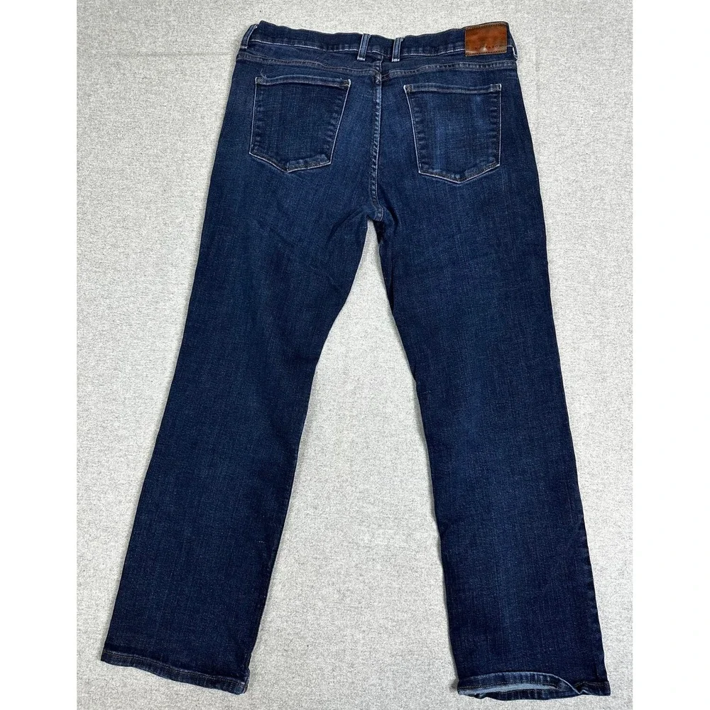Mott & Bow Straight Jeans Mens 38x32 Dark Wash Straight Leg Denim Pants